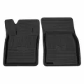 Коврик салонный резиновый (черный) для Nissan Qashqai (14-22) (передний ряд сидений) (Борт 4см)