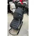 Санки-коляска с бампером , детские, зимние на колесах Pikate Black ONYX 2024 г. NEW цвет: черный.