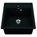 Мойка для кухни VIGRO врезная из искусственного камня (45*50 см), обсидиан