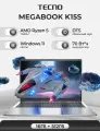 Ноутбук Tecno MegaBook K15SDA Ryzen 5 7430U/16Gb/SSD512Gb/15.6/IPS/FHD/W11H/silver/6060mAh