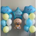 Шары гелиевые /Воздушные шарики с гелием на рождение ребенка, выписку из роддома