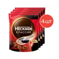 Кофе NESCAFE Classic, растворимый с добавлением натурального жареного молотого кофе, пакет, 130г 4 шт