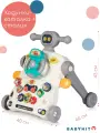 Ходунки - каталка детские Babyhit Multi Toy, трансформируется в игровой столик, цвет серый