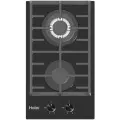 Варочная панель газовая Haier HHX-G32CWLB, мощность 5550 Вт, электроподжиг, газ-контроль, черная
