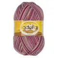 Пряжа Adelia JAKE 75% шерсть, 25% нейлон №18 зеленый/т.зеленый/т.серый - 5 мотков по 100 г