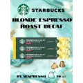 Кофе в капсулах Starbucks Blonde Roast Decaf, без кофеина, для кофемашин Nespresso, 30 капсул, 3 упаковки