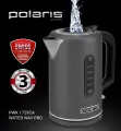 Электрочайник Polaris PWK 1729CA Water Way Pro, 1,7л, автоотключение без воды, графитовый