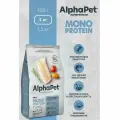 Корм сухой Alpha Pet АльфаПет MONOPROTEIN, Белая рыба для взрослых собак мелких пород, 3 кг
