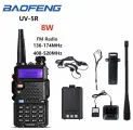 Рация (радиостанция) Baofeng UV-5R 8W (3 режима мощности), чёрная