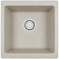 Врезная кухонная мойка 45.5х46см, Granula 4451, матовое классик