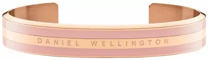 Браслет Daniel Wellington, эмаль, размер 16.6 см, розовый