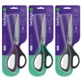 Ножницы Berlingo Easycut 350, 230мм, разные цвета, эргономичные ручки, мягкие вставки (DNn_23035), 12шт.