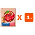 PURINA ONE ADULT для взрослых собак мелких и карликовых пород с говядиной и рисом 0,6 кг х 4 шт