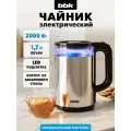 Чайник электрический стеклянный BBK EK1712, объем 1.7 л, LED-подсветка