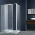 Душевой уголок Alpha VSR-3AL9011MT, 1100*900, хром, стекло текстурное