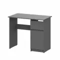 Стол письменный SV-Мебель Денвер 0.9 м, ЛДСП, Графит, с ящиками, 0,9х0,75х0,5 м