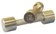Гантель MB Barbell неразборная фитнесс 1,5 кг хром