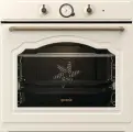 Духовой шкаф Gorenje BOS67372CLI бежевый, объём 77л, покрытие: эмаль, электрический гриль, программ духовки: 11