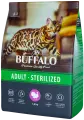 MR.BUFFALO STERILIZED 1,8 кг сухой корм для кошек индейка