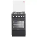 Газовая плита De luxe 5040.40г(кр) ЧР-015 50 см, 43 л, 4 конфорки, черный