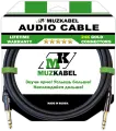 Аудио кабель MUZKABEL BRZMK3 - 1,5 метра, JACK (стерео) - JACK (стерео)