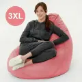 F78 Кресло мешок XXXL СТАНДАРТ+ Светло-Розовый 3XL Oxford, съемный чехол