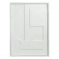 Панно декоративное 50х70 см с эффектом 3D Minimalism с белой рамой на стену Bergenson Bjorn BB0000843