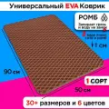 Коврик для сушки посуды 90х50 см eva сушилка для посуды настольная подставка лоток столовых приборов под горячее ева