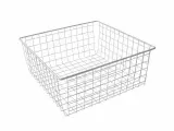 Корзина сетчатая 190х400х400 мм, металлик серебристый FIRMAX