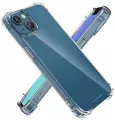 Противоударный силиконовый чехол для телефона Apple iPhone 14 Plus / Ударопрочный чехол для смартфона Эпл Айфон 14 Плюс с защитой углов / Прозрачный