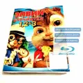 Фильмы. Элвин и бурундуки. Трилогия (2007-2011, 3 Blu-ray диска) музыкальная комедия для всей семьи от Тима Хилла, Бетти Томас, Майка Митчелла / 6+, общий слип, Сони ДАДс