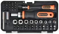 Набор торцевых головок 1/4 и вставок для точных работ 57 предметов TACTIX