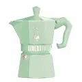 Гейзерная кофеварка Bialetti Moka Express Exclusive Green 9058, 6 чашек