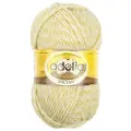 Пряжа ADELIA ZOLTAN 100% шерсть 100 г 115 м №152 белый-бежевый-желтый