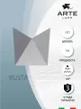Декоративная подсветка Arte Lamp BUSTA A1609AP-1GY LED 7 Вт серый