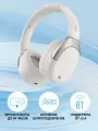 Гарнитура Edifier W830NB белый, беспроводные bluetooth, регулятор громкости на наушниках, микрофон встроенный