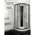 Душевая кабина PARLY BETT B831 (80х80х210), низкий поддон, профиль черный, стекло матовое