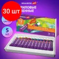 Комплект 30 шт, Краски акриловые художественные набор 12 цветов по 5 мл, в тубах, BRAUBERG ART DEBUT, 192385