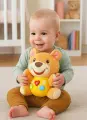 Развивающая мягкая игрушка Мишка для малышей звуки природы/потешки/мелодии В. Шаинского, свет, звук, JB0334403