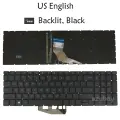 Клавиатура AZUBAY для HP 250 G8, 255 G8, 256 G8, 250 G9, 255 G9, 256 G9, 250R G9, 256R G9, 250RT G9 US Backlit Black