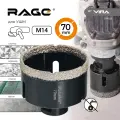 Коронка алмазная для УШМ по керамике 70 мм сухое сверление RAGE by VIRA