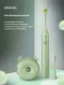 Электрическая зубная щетка Soocas D3 стерилизатор и 2 шт сменные насадки, зеленая