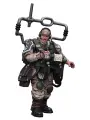 Фигурка JOYTOY Warhammer 40K Astra Militarum Cadian Command Squad Veteran with Master Vox 1:18