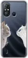 Чехол для Itel A49 с принтом Кошки принт (Ител А49)