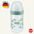 NUK FOR NATURE Бутылочка из ПП 260 мл с индикатором температуры, с силиконовой соской с отверстием M 0+