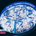Тюбинг ватрушка SUPER BIG F78 Гжель 120 см, с камерой