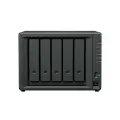 Synology Дисковый массив DS1525+ СХД AMD V1500B Quad-Core, 8 Threads 2.2 GHz 8GB DDR4 ECC 5 x 3.5” 2.5” SATA HDD SSD 2 x M.2 NVMe for SSD cache, no
