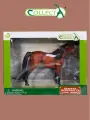 Фигурка животного Collecta Лошадь Кобыла Морган гнедая, Deluxe в подарочной упаковке 84047