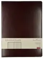 Еженедельник-портфолио недатированный Bruno Visconti PROFY кожаный, с золотым срезом, коричневый А4 арт.3-098/03