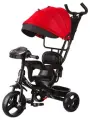 Велосипед 3-х колес. Pilot. с руч. управ. цв. красный, пластик. колеса 10 и 8дюйм. поворот. на 180 сид. рег